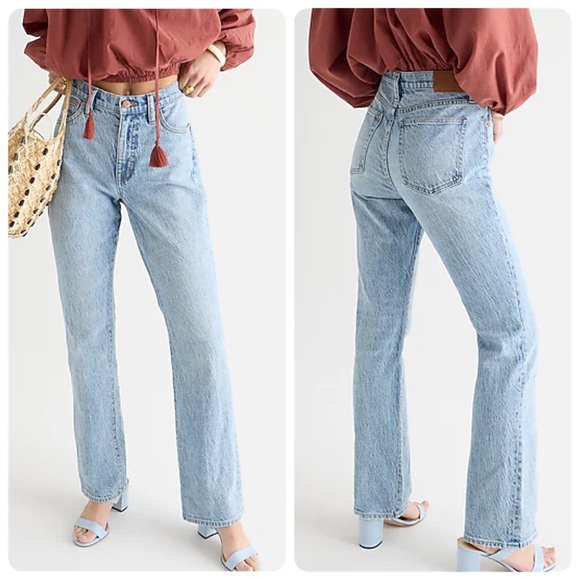 J.Crew Full-Length Demi-Boot Jeans (light indigo wash)